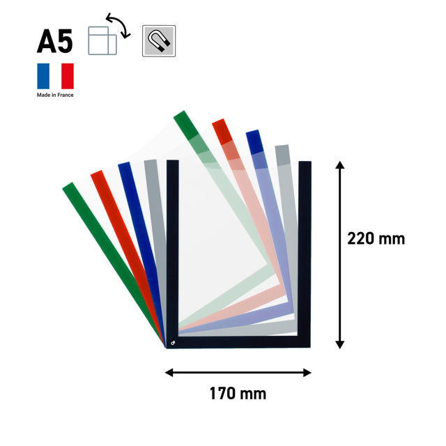 Marco magnético para documentos, A5