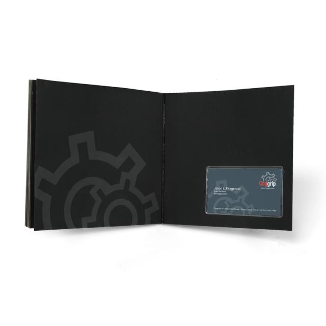 Self-adhesive Business Card Pockets, Long Side Opening