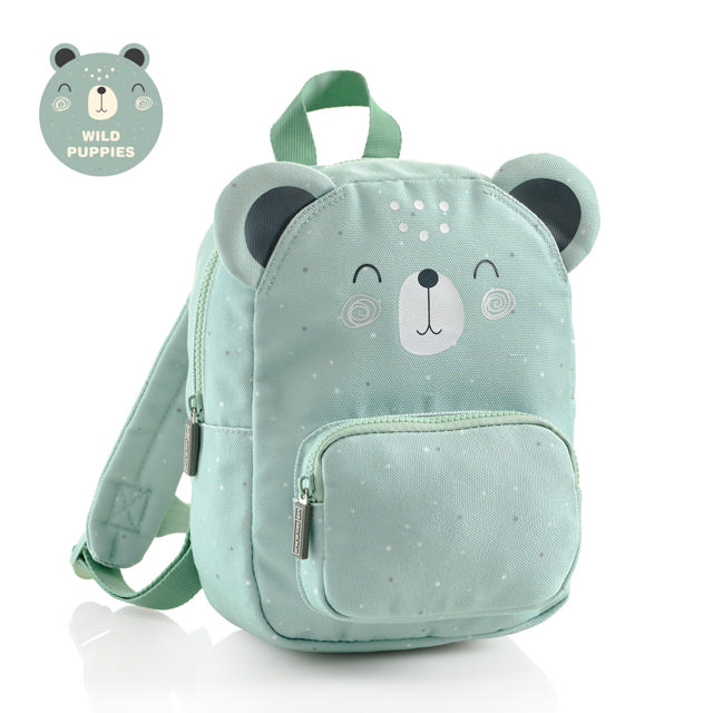 Mini Mochila, Oso Verde