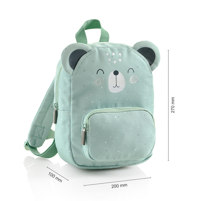 Mini Mochila, Oso Verde